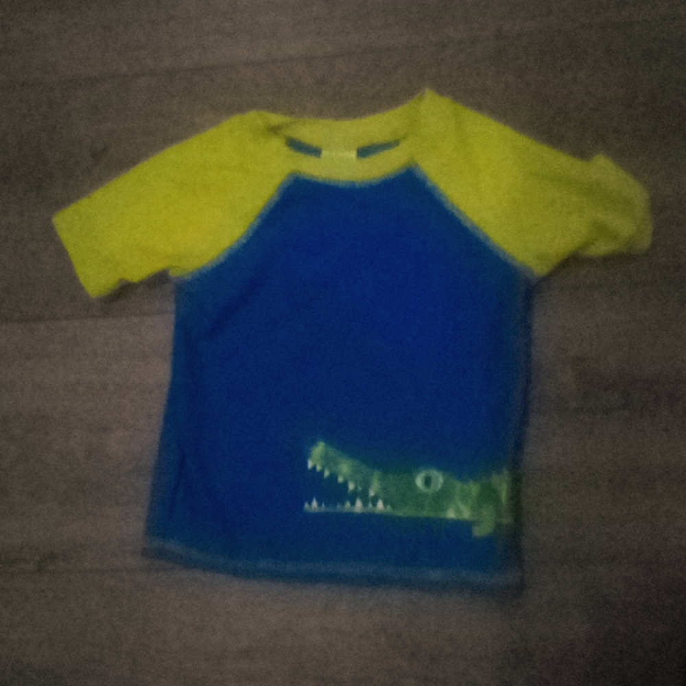 Crocodile print T shirt